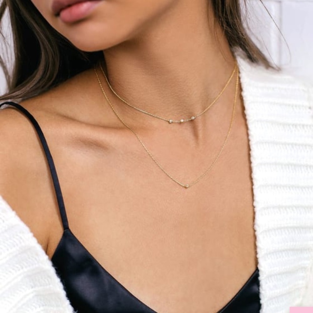 🆕 Lulus gold layered choker necklace